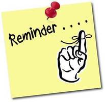 Dates to remember