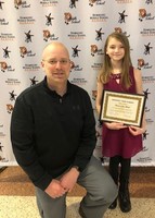 Justus Gage January 2020 Student of the Month