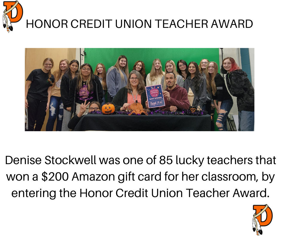 Honor Credit Union Teacher Award